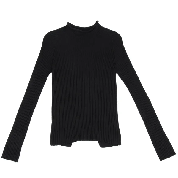 Jean Paul GAULTIER HOMME Back Open Wool Knit Sweater Black 48 K-172169_001