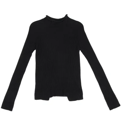 Jean Paul GAULTIER HOMME Back Open Wool Knit Sweater