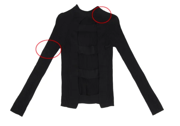 Jean Paul GAULTIER HOMME Back Open Wool Knit Sweater K-172169_008