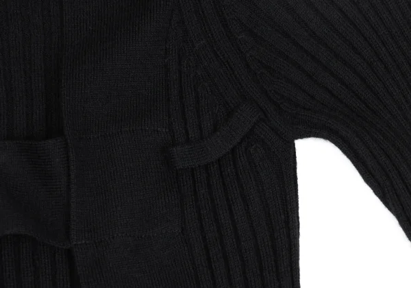 Jean Paul GAULTIER HOMME Back Open Wool Knit Sweater K-172169_012