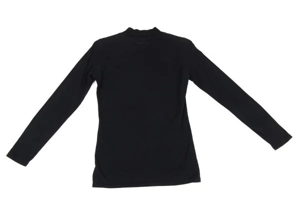 Jean Paul GAULTIER CLASSIQUE Logo Printed Mock Neck T Shirt K-172170_014