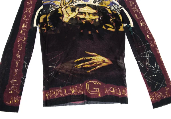 Jean Paul GAULTIER MAILLE Printed Mesh T Shirt K-172172_008