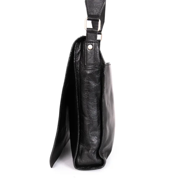 Jean Paul GAULTIER Studs Emboss Leather Messenger Bag K-172175_004