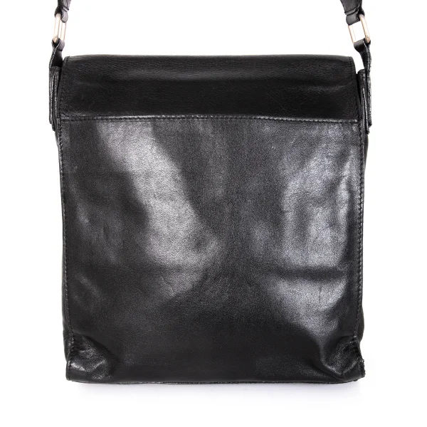 Jean Paul GAULTIER Studs Emboss Leather Messenger Bag K-172175_005