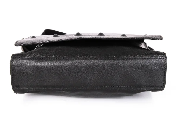 Jean Paul GAULTIER Studs Emboss Leather Messenger Bag K-172175_006