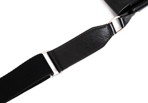 Jean Paul GAULTIER Studs Emboss Leather Messenger Bag K-172175_015