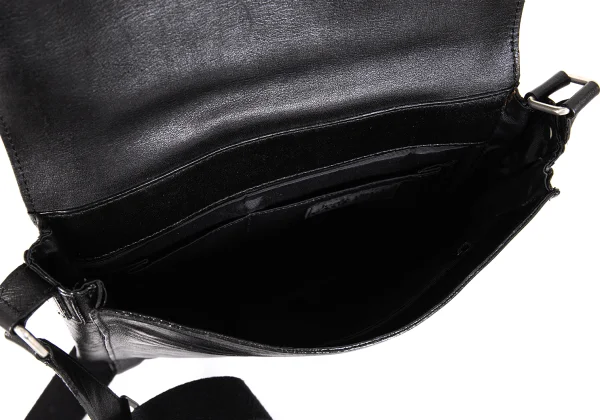 Jean Paul GAULTIER Studs Emboss Leather Messenger Bag K-172175_017
