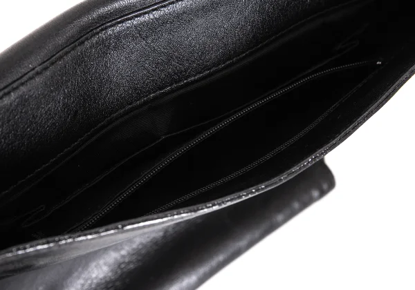 Jean Paul GAULTIER Studs Emboss Leather Messenger Bag K-172175_018