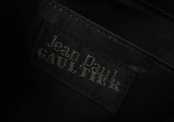 Jean Paul GAULTIER Studs Emboss Leather Messenger Bag K-172175_019