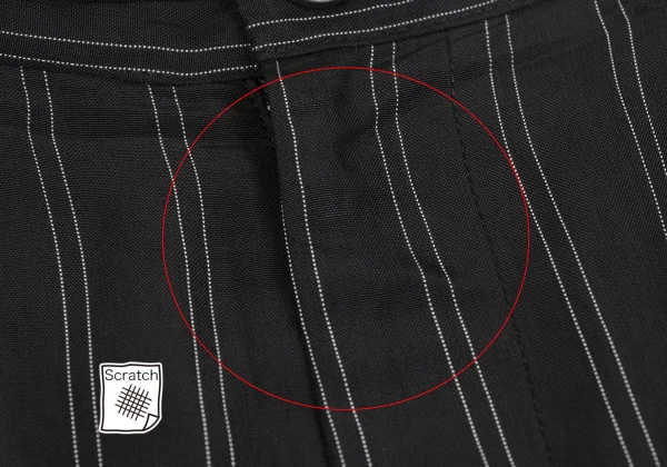 Y's Washed Striped Tuck Pants K-172178_003