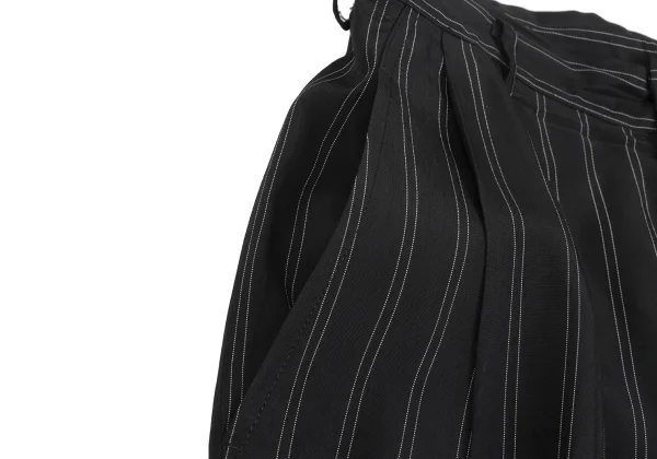 Y's Washed Striped Tuck Pants K-172178_005