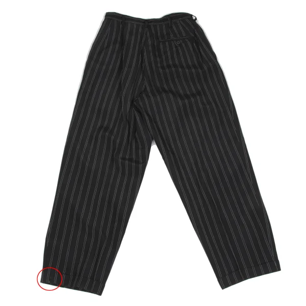 Y's Washed Striped Tuck Pants K-172178_012