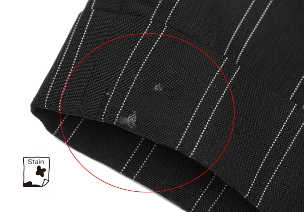 Y's Washed Striped Tuck Pants K-172178_013