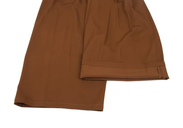 Y's Wool Blended Tuck Wide Pants K-172179_010