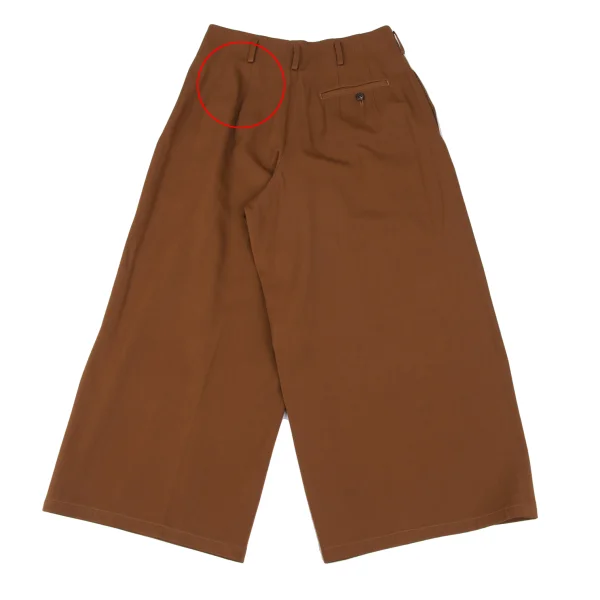 Y's Wool Blended Tuck Wide Pants K-172179_011