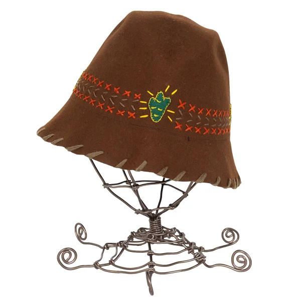 ISSEY SPORT Cactus Patch Stitch Felt Bucket Hat K-172180_003