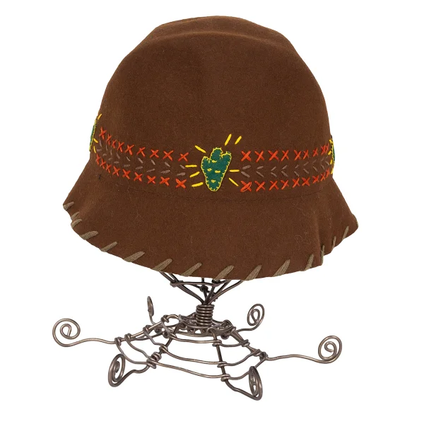 ISSEY SPORT Cactus Patch Stitch Felt Bucket Hat K-172180_004
