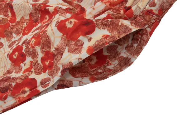 tao Fumi Imamura Floral Printed Frill Hem Skirt K-172181_004