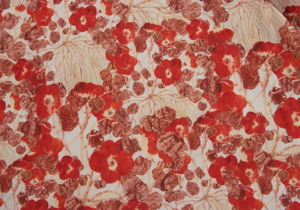 tao Fumi Imamura Floral Printed Frill Hem Skirt K-172181_010