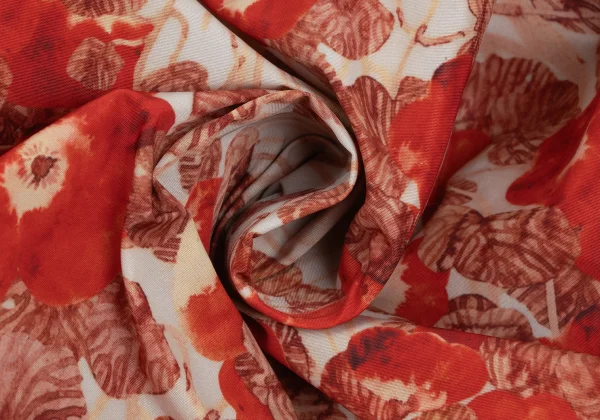 tao Fumi Imamura Floral Printed Frill Hem Skirt K-172181_011