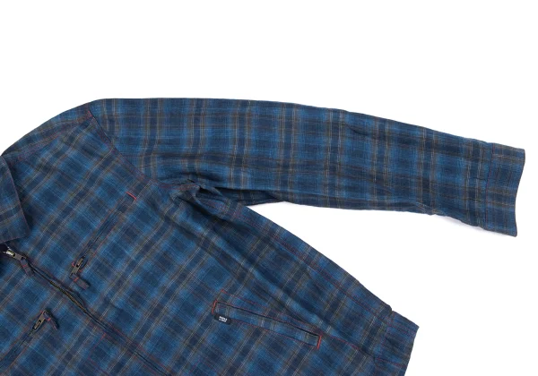 Papas Indigo Dyed Zip Shirt Jacket K-172185_005