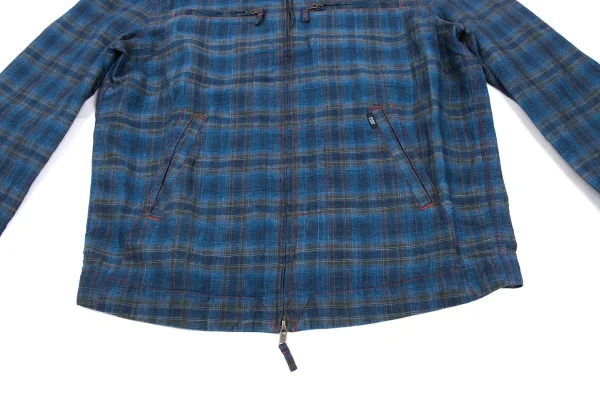 Papas Indigo Dyed Zip Shirt Jacket K-172185_007
