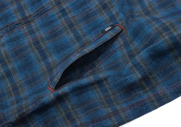 Papas Indigo Dyed Zip Shirt Jacket K-172185_009