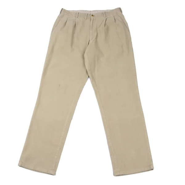 Papas Cotton Blend Stretch Pants Beige 52LL K-172186_001