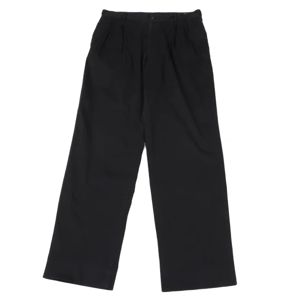 Papas Cotton Blend Stretch Tuck Pants Black 52LL K-172188_001