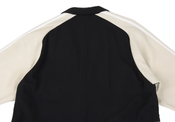 Yohji Yamamoto POUR HOMME Jersey Sleeve Switching Wool Gabardine Ichiro Jacket K-172190_013