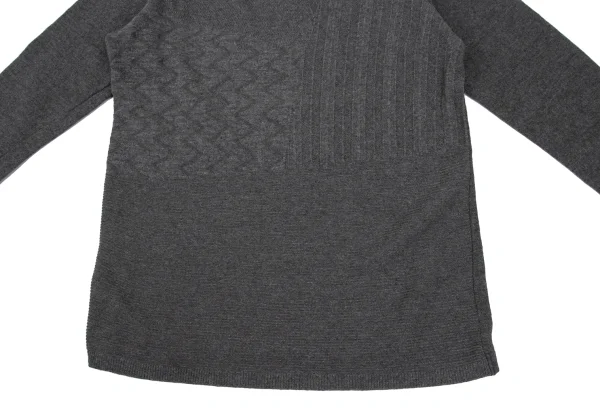 Y's for men Textured V-Neck Knit Top K-172192_006