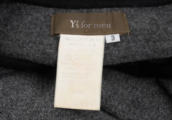 Y's for men Textured V-Neck Knit Top K-172192_015