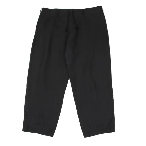 Y's for men Drawstring Piqué Pants Black L-XL K-172193_001