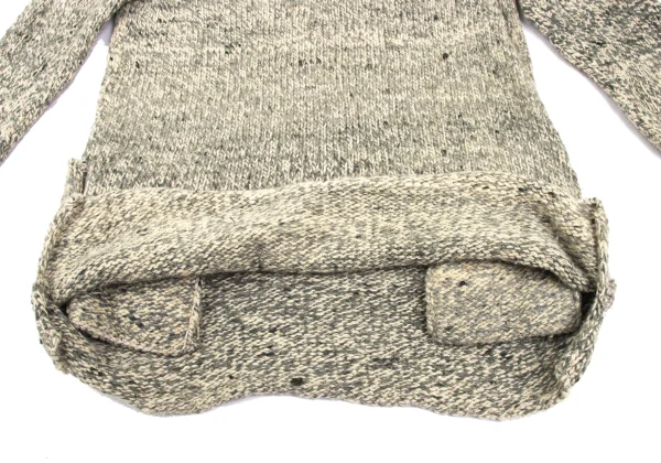 Y's Wool Cotton Back Pocket knit Sweater K-172197_008