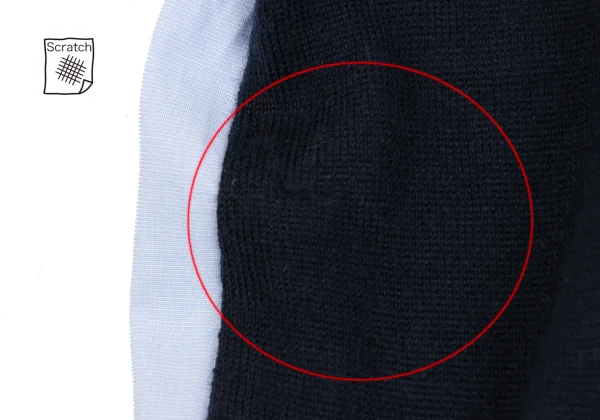 Y's Shirt Docking Wool Knit Tunic K-172198_005