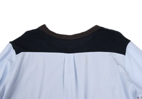 Y's Shirt Docking Wool Knit Tunic K-172198_016