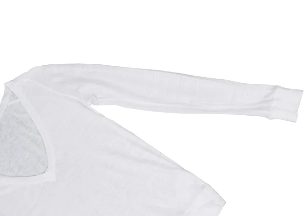 Theory Linen V Neck T Shirt K-172201_004