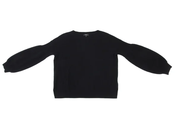 Theory Cashmere Blended Rib Sleeve Wool Knit Sweater K-172203_002