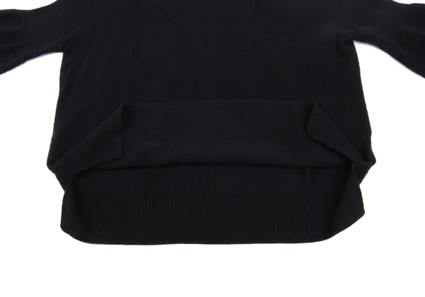Theory Cashmere Blended Rib Sleeve Wool Knit Sweater K-172203_010