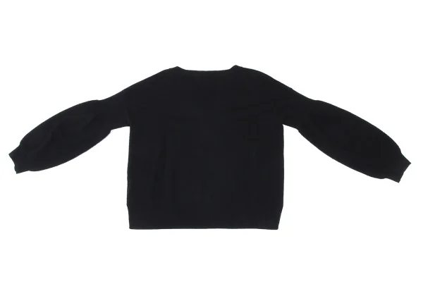 Theory Cashmere Blended Rib Sleeve Wool Knit Sweater K-172203_011