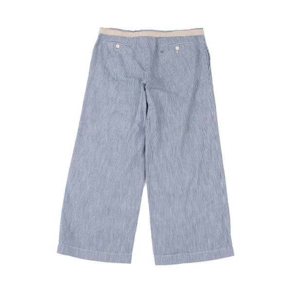 45rpm 45R Linen Taped Hickory Stripe Cropped Pants K-172207_010