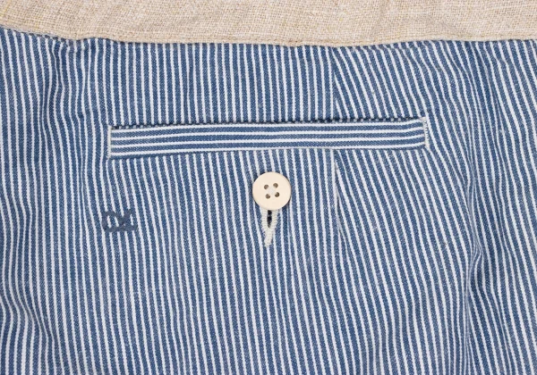 45rpm 45R Linen Taped Hickory Stripe Cropped Pants K-172207_011