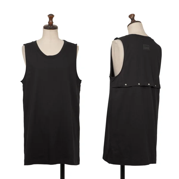 DIESEL Back Snap-Button Tank Top Black S K-172212_001