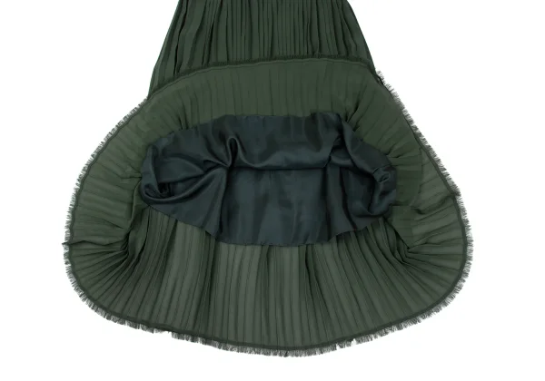 TOMORROWLAND Hem Cutting Accordion Pleated Skirt K-172215_008