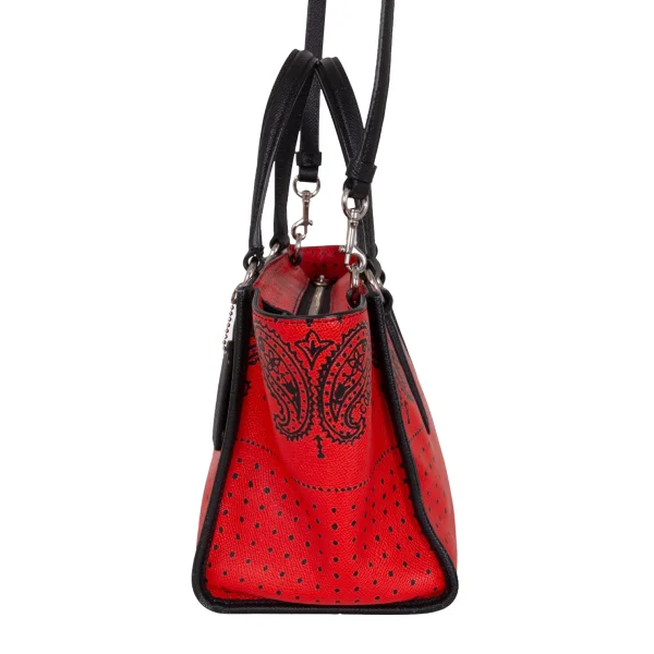 COACH Paisley Dot Printed 2way Leather Bag K-172216_004