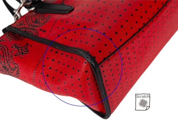 COACH Paisley Dot Printed 2way Leather Bag K-172216_009