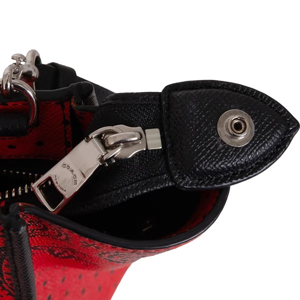 COACH Paisley Dot Printed 2way Leather Bag K-172216_015