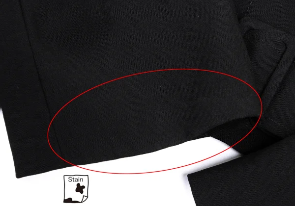 COMME des GARCONS Wool Design Collar Belted Short Jacket K-172219_008
