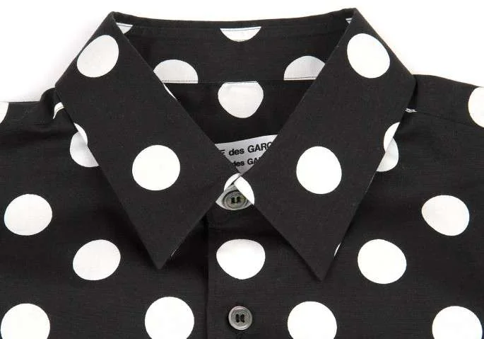 コムコム コムデギャルソンCOMME des GARCONS 水玉コットン長袖
