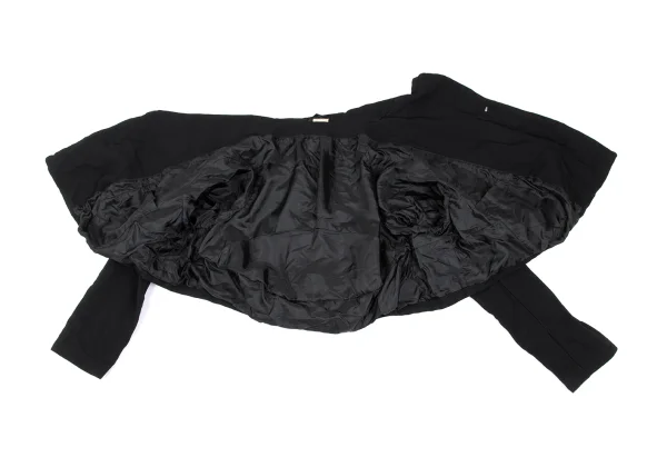 COMME des GARCONS Poly Hook-fastened Wide Short Jacket K-172220_010